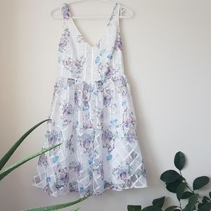 Anthropologie Maeve Peony Gardens dress